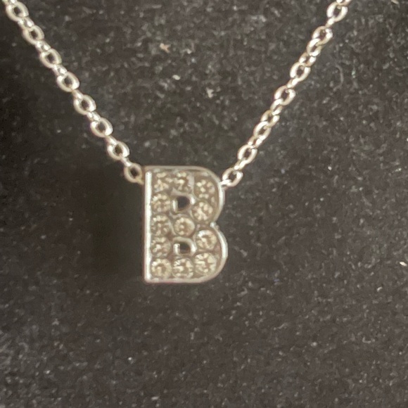 Other - Necklace Pendant Initial (“B”) Iced-Out